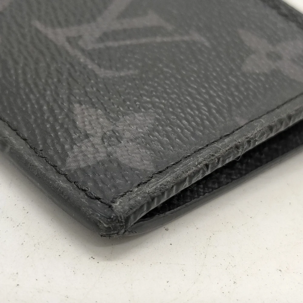 Louis Vuitton Eclipse Coin Card Holder Black/grey Monogram